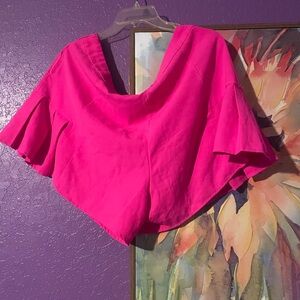 Forever 21 Pink flutter shorts